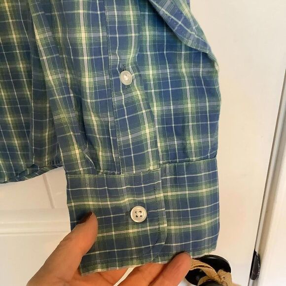 J.Crew Flex Washed Plaid Button-Up Shirt - Picture 3 of 5